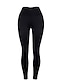 cheap Graphic Chic-Women&#039;s Sexy Sporty Legging Solid Colored Sporty Fashion Yoga Mid Waist Black Red Blushing Pink S M L / Winter / Slim