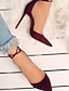 cheap Pumps &amp; Heels-Women&#039;s Heels Pumps Sandals Lace Up Sandals Strappy Sandals Stilettos Ankle Strap Heels Party Daily Solid Color Summer High Heel Pointed Toe Elegant Sexy Suede Lace-up Black Burgundy Blue