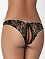 cheap Panties-Women&#039;s Lace Ultra Sexy Panty / Brief - Plus Size Low Waist White Black Red S M L