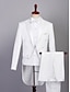 billige Tuxedos &amp; Suits-Smoking Standard Spiss Ingen Knapp Nylon Ensfarget