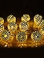 baratos Mangueiras de LED-luz solar ao ar livre led luz solar de jardim luzes de corda solares bola marroquina à prova d&#039;água 5m 20led bolas globo luzes de corda de fadas lanterna orbe iluminação de natal para decoração de