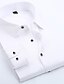 cheap Men&#039;s Socks-Men&#039;s Solid Colored Ruffle Slim Shirt Basic White / Black / Blue