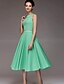 cheap Party Dresses-Women&#039;s Swing Dress Sleeveless Polka Dot Print Basic Slim Red Green Brown S M L XL XXL 3XL 4XL