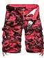 billige Pants-Herre Basale Lastbukser Bermuda shorts Bukser Mønstret Knælængde Blå militærgrøn Rosa Kakifarvet Grøn