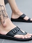 abordables Zapatos de hombre-Hombre Sandalias Zapatos Confort Casual Diario Exterior Zapatos de Paseo PU Antideslizante Usar prueba Negro Negro / azul Verano