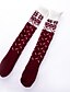cheap Animals-Women&#039;s Ultra Warm Stockings - Patterned / Christmas 300D Wine Gray One-Size