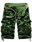 cheap Pants-Men&#039;s Basic Tactical Cargo Bermuda shorts Pants Patterned Knee Length Blue Army Green Fuchsia Khaki Green