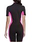 cheap Wetsuits, Diving Suits &amp; Rash Guard Shirts-SBART Women&#039;s Shorty Wetsuit 2mm SCR Neoprene Diving Suit Thermal Warm Quick Dry Stretchy Short Sleeve Front Zip - Swimming Diving Surfing Scuba Patchwork Autumn / Fall Spring Summer
