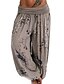 abordables Bottoms-Femme Basique Grandes Tailles Ample Culotte Bouffante Pantalon - Imprimé A Volants Hiver Fuchsia Vert Véronèse Kaki XXXL XXXXL XXXXXL