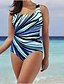 cheap One-Pieces-wuyimc plus size one piece swimsuit, womens swimming costume bathing suit padded swimsuit monokini swimwear push up  (4xl, multicolor)