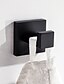 billige Badearmaturer-kappekrog solid messing indendørs krog kreativ moderne kappekrog rustfrit stål 2stk til badeværelse vægmonteret