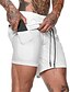 cheap Running &amp; Jogging Clothing-Men&#039;s Running Shorts Athletic Shorts Bottoms Winter Fitness Gym Workout Running Tummy Control Breathable Quick Dry Plus Size Sport White Black Army Green Khaki Gray / Stretchy