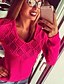 cheap Sweaters &amp; Cardigans-Women&#039;s Solid Colored Pullover Long Sleeve Sweater Cardigans Deep V Black Yellow Blushing Pink