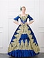 cheap Cosplay &amp; Costumes-Rococo Victorian 18th Century Cocktail Dress Vintage Dress Dress Party Costume Masquerade Ball Gown Prom Dress Floor Length Long Length Women&#039;s Ball Gown Plus Size Customized Party Prom Dress