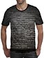cheap Tank Tops-Men&#039;s T shirt Shirt Graphic Geometric Print Short Sleeve Casual Tops Basic Round Neck Orange Gray / Summer