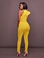 cheap Women&#039;s Jumpsuits-Women&#039;s Basic Elegant Sexy Halter Neck Party Daily Holiday 2021 Yellow Royal Blue White Jumpsuit Backless Solid Color