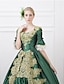 cheap Cosplay &amp; Costumes-Rococo Victorian 18th Century Cocktail Dress Vintage Dress Dress Party Costume Masquerade Ball Gown Prom Dress Floor Length Long Length Women&#039;s Ball Gown Plus Size Customized Party Prom Dress