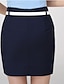 cheap Skirts-Women&#039;s Basic Bodycon Skirts Solid Colored Patchwork Black Blue Beige / Mini