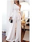 cheap Jumpsuits &amp; Rompers-Women&#039;s Solid Color Casual Daily Two Piece Set Pant Jumpsuit Matching Sets Tops