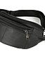 cheap Men&#039;s Bags-Men&#039;s Bags Nappa Leather Cowhide Fanny Pack Zipper Solid Color Daily Bum Bag Messenger Bag Black