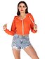 cheap Hoodies &amp; Sweatshirts-Women&#039;s Daily Hoodie Solid Colored Basic Streetwear Hoodies Sweatshirts  Cotton Orange