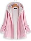 cheap Jackets-Women&#039;s Jacket Regular Solid Colored Daily Blushing Pink Wine Khaki S M L