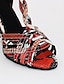 preiswerte Pumps &amp; Heels-Damen Schuhe für den lateinamerikanischen Tanz Absätze Keilabsatz Rot-Schwarz Schwarz / Grün Silber / schwarz T-Riemen
