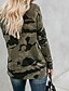 cheap Sweaters-Women&#039;s Daily Basic Blouse - Geometric Print Army Green