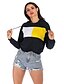cheap Hoodies &amp; Sweatshirts-Women&#039;s Hoodie Color Block Daily Basic Streetwear Hoodies Sweatshirts  Cotton Loose Royal Blue