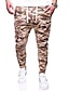abordables Pants-Homme basique Quotidien Sortie Joggings Pantalon Camouflage Toute la longueur Cordon Noir Kaki