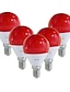 billige LED-globepærer-12stk 5 W LED-globepærer 460 lm E14 E26 / E27 G45 11 LED Perler SMD 2835 Fest Dekorativ Ferie Varm hvid Kold hvid Rød 220-240 V 110-120 V