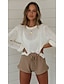 cheap Bottoms-Women&#039;s Basic Shorts Pants Solid Colored Khaki