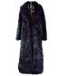 cheap Furs &amp; Leathers-Women&#039;s Faux Fur Coat Fall &amp; Winter Daily Going out Maxi Coat Regular Fit Jacket Long Sleeve Solid Colored Fuchsia White Black