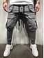 cheap Pants-Men&#039;s Basic Classic Trousers Cargo Pants Full Length Pants Micro-elastic Cotton Solid Colored Mid Waist Black Gray White XS S M L XL / Drawstring