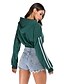 cheap Hoodies &amp; Sweatshirts-Women&#039;s Hoodie Solid Colored Basic Streetwear Hoodies Sweatshirts  Cotton Green