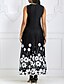 cheap Maxi Dresses-Women&#039;s Sheath Dress Maxi long Dress - Sleeveless Floral Print Spring &amp; Summer 2020 Black S M L XL XXL XXXL