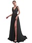cheap Party Dresses-Women&#039;s Swing Dress Black Blue Red Blushing Pink Wine Green Gray Sleeveless Solid Colored Sequins Split Glitter Deep V Elegant Sexy Cocktail Party Prom S M L XL XXL