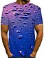 billige Men&#039;s Socks-Herre T skjorte Grafisk Øl Trykt mønster Kortermet Daglig Topper Gatemote overdrevet Marineblå