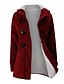 cheap Coats &amp; Trench Coats-Women&#039;s Parka Fall Winter Spring Daily Regular Coat Hooded Warm Regular Fit Casual Jacket Long Sleeve Pocket Hooded Solid Colored Blue Wine Light gray / Lined