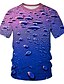 abordables Men&#039;s Socks-Hombre Camiseta Gráfico Cerveza Estampado Manga Corta Diario Tops Chic de Calle Exagerado Azul Real