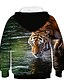 cheap Boys&#039; Hoodies &amp; Sweatshirts-Boys 3D Animal Print 3D Hoodie &amp; Sweatshirt Long Sleeve 3D Print Active Streetwear Polyester Kids