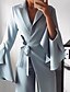 abordables Jumpsuits &amp; Rompers-Femme Basique Bleu clair Combinaison-pantalon Couleur Pleine / Ample