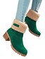 cheap Boots-Boots Women&#039;s Chunky Heel Block Heel Boots Snow Boots Booties Ankle Boots Round Toe Daily Preppy Suede Solid Colored Camel Black Orange / Mid-Calf Boots