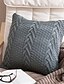 cheap Home &amp; Garden-Set of 1 Cotton / Faux Linen Pillow Cover, Solid Colored Throw Pillow