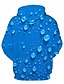 preiswerte Hoodies-Herren Hoodie Sweatshirt Kapuze Blau Mit Kapuze Punkt 3D Täglich Ausgehen 3D-Druck Basic Brautkleider schlicht Bekleidung Kapuzenpullover Sweatshirts