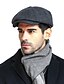 cheap Men&#039;s Accessories-Men&#039;s Beret Hat Floppy Hat Cashmere Acrylic Cotton Basic - Color Block Fall Winter Navy Blue