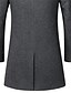 cheap Best Sellers-Men&#039;s Overcoat Winter Coat Trench Coat Business Casual Overcoat Wool Fall Winter Outerwear Clothing Apparel Basic Solid Colored Notch lapel collar / Long Sleeve / Daily / Long / Slim / Long Sleeve