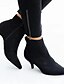 cheap Boots-Women&#039;s Boots Booties Ankle Boots Animal Print Plus Size Heel Boots Outdoor Daily Work Winter Kitten Heel Pointed Toe Classic Casual Suede Zipper Leopard Snake Leopard Black White