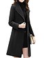 cheap Jackets-Women&#039;s Coat Long Solid Colored Going out Basic Black Red Army Green Brown M L XL XXL / Work
