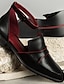 cheap Pumps &amp; Heels-Women&#039;s Sandals Flat Sandals Daily Office &amp; Career Solid Colored Summer Block Heel Pointed Toe Vintage Business Casual PU Buckle Black White